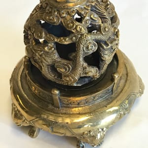 Incense Burner, Dragons and Pearl 