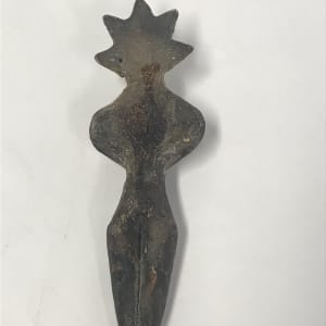 Indus Valley Female Figure, Blackened Terracotta 