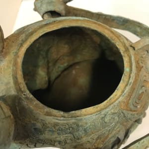 Zoomorphic Bronze Tiger Vessel, Image 3.