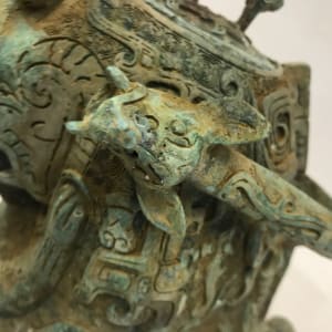 Zoomorphic Bronze Tiger Vessel, Image 2.