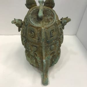 Zoomorphic Bronze Tiger Vessel, Image 1.
