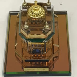 Golden Temple India Miniature Glass Model 