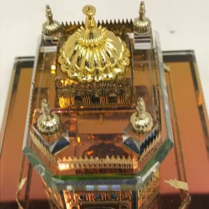 Golden Temple India Miniature Glass Model 