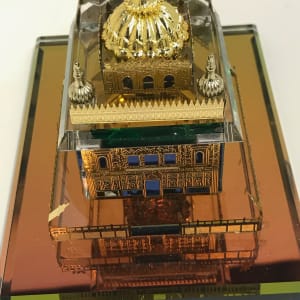 Golden Temple India Miniature Glass Model 