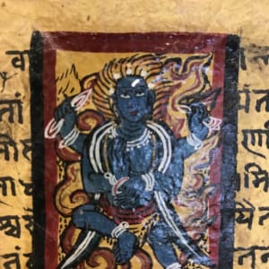Nineteenth-century Hindu Folding Prayer Book from Nepal