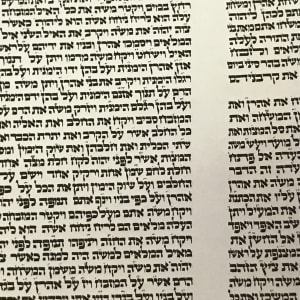 Hebrew Torah Scroll 