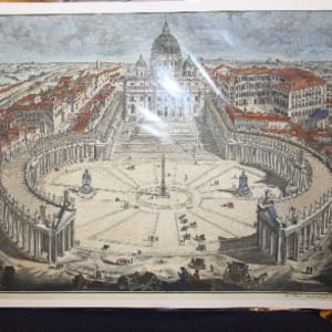 St. Peter's Basilica, Vatican (Print) by Giovanni  Battista Piranesi