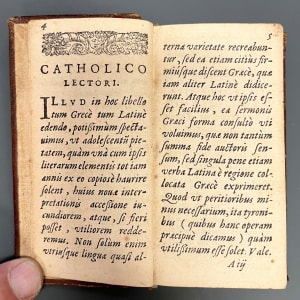 Catechismus graeco-latinus ; nunc iterum in gratiam studiosae iuuentutis, poera cuiusdm ex eadem by Petrus Canisius, 