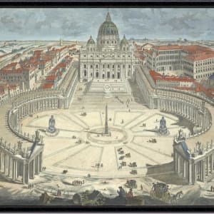 St. Peter's Basilica, Vatican (Print) by Giovanni  Battista Piranesi