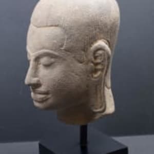 Khmer Buddha Head 