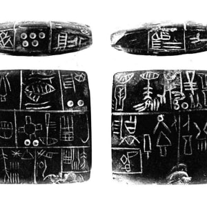 Sumerian Pictographic Tablet 