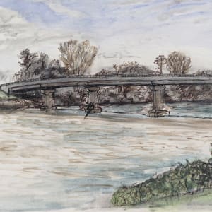 Richmond River Bridge Coraki by Miranda Free 