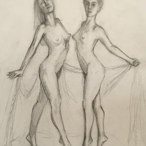 Dancing Duo by Miranda Free 