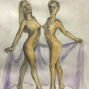 Dancing Duo by Miranda Free 