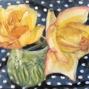 Yellow Roses by Miranda Free