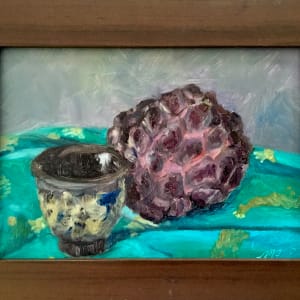 Custard Apple with Teacup by Miranda Free 