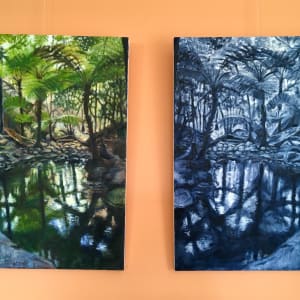 Carnarvon Reflections (Diptych) by Miranda Free 