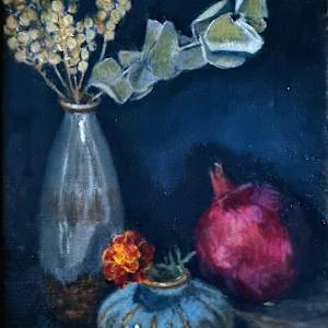 Marigold & Pomegranate by Miranda Free 