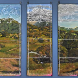 Wollumbin View in Five Parts by Miranda Free 