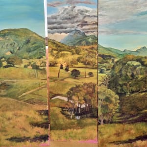 Wollumbin View in Five Parts by Miranda Free 