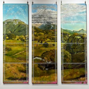 Wollumbin View in Five Parts by Miranda Free