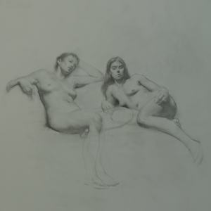 Two Loungers by Geoff Flack, Image 1.