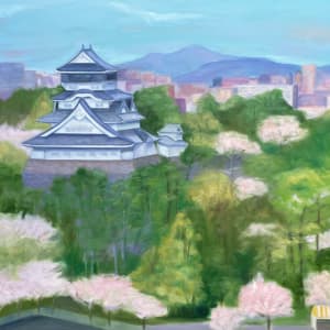 Kokura Castle by Gina Ariko
