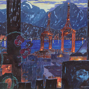 Nocturne - View from Strathcona Apartment I by David Haughton