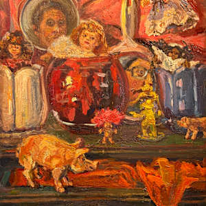 Self Portrait with Dolls Revisited by Carol Adelman 
