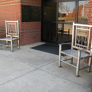Screen, Benches & Chair by Harold Rittenberry 