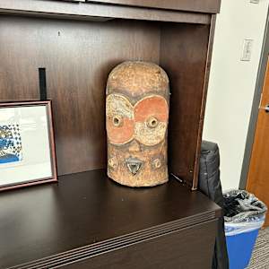 African Mask (Large Eyes) by Unknown, Image 2.