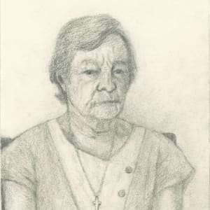 Portrait of my mother by Savvas Porakos