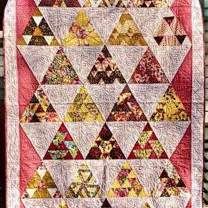 Pink Triangles (Pamplemousse Rose) by Audrey Hyvonen, Image 2.