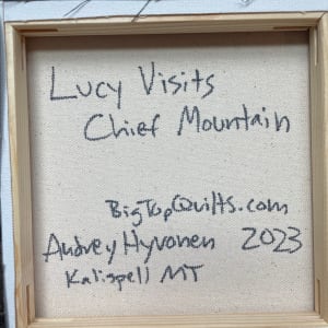 Lucy Visits Chief Mountain by Audrey Hyvonen 