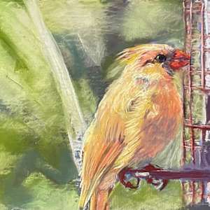 Yellow Cardinal by Cindy Berceli, Image 1.