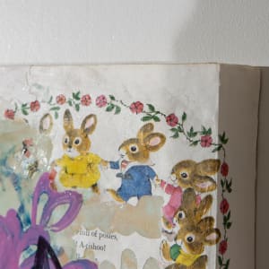 Anything Simple in There by Blake Brasher  Image: detail with rabbits showing treatment of the corners and edges
