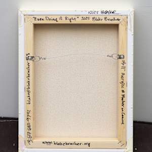 Even Doing it Right by Blake Brasher 