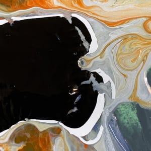 Chunks of Blue Rays Floating in a Bowl  Image: detail