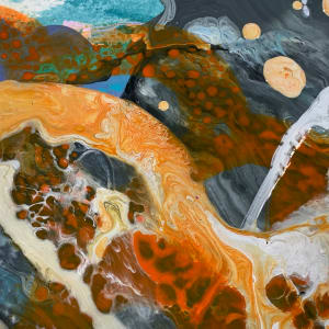 Chunks of Blue Rays Floating in a Bowl  Image: detail
