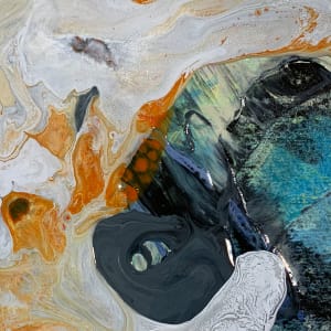 Chunks of Blue Rays Floating in a Bowl  Image: detail
