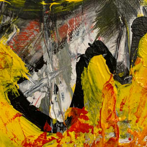 Monochrome Rainbow on a Cloudy Day 