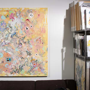 The One With J. L. Pipes by Blake Brasher  Image: painting hanging in the studio