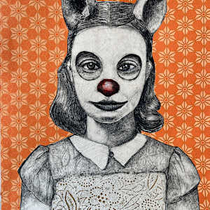 Mean GIrls (Orange Wallpaper) by Dawn Endean
