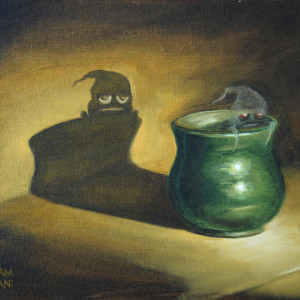 Green Pot, With Apathetic Phantom by Vikram Madan