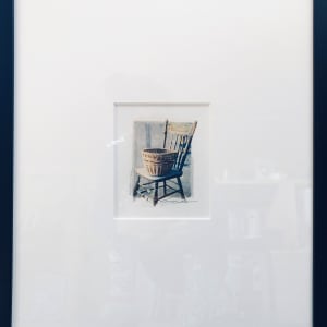 Basket & Chair by Karen Phillips~Curran  Image: Basket and Chair framed
