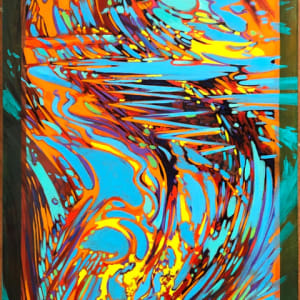 Chartreuse Reflections by Karen Phillips~Curran 