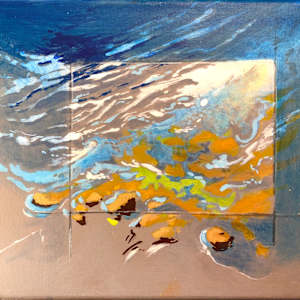 Rocks & Ripples, & Rough Reflections 8x10, Image 1.