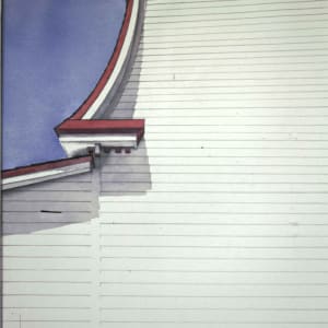 Red Roofline NFLD by Karen Phillips~Curran