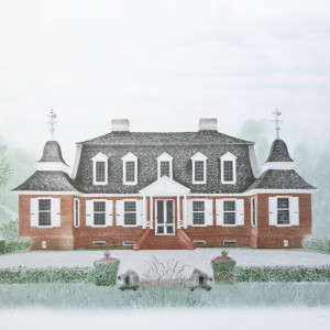 Mulberry Plantation House by David Gentleman