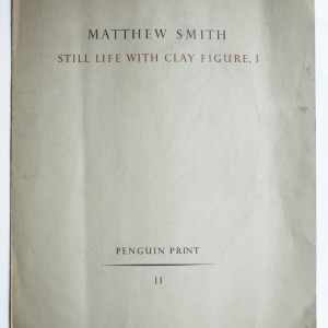 Still Life with Clay Figure, I, Penguin Print by Matthew Smith 